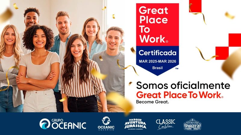 Grupo Oceanic conquista selo Great Place to Work