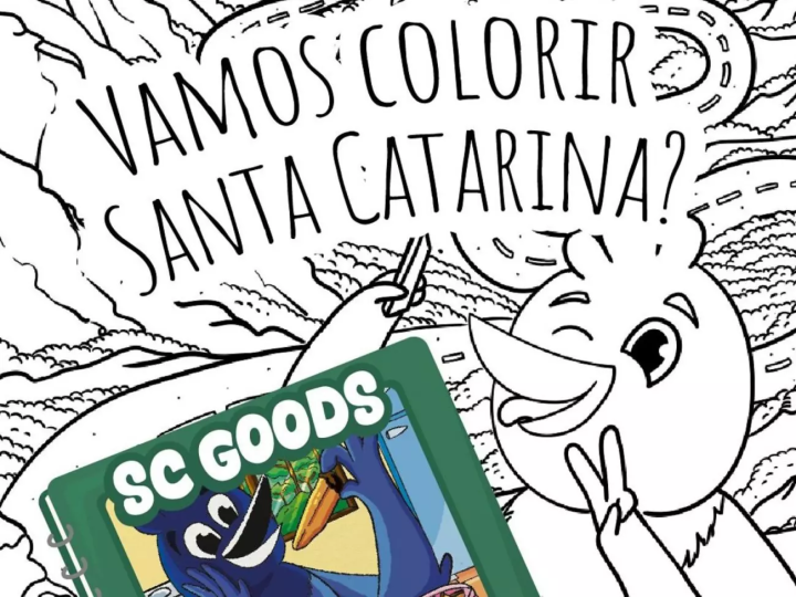 Turismo de inverno em Santa Catarina vira inspiração para livro de colorir gratuito