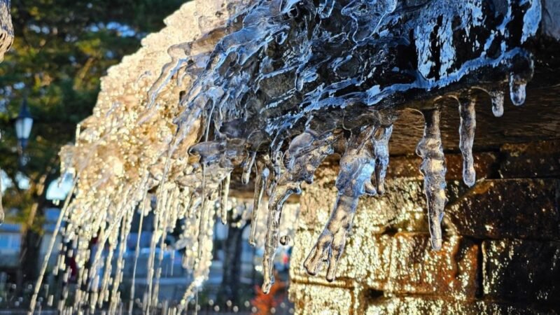 O frio mais intenso do ano congela Bom Jardim da Serra