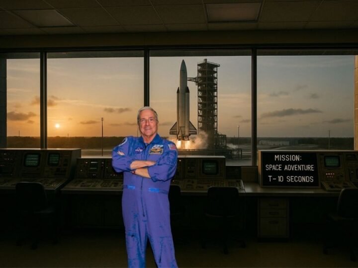 Astronauta da NASA com mais de mil horas no espaço visita Space Adventure em Balneário Camboriú (SC)