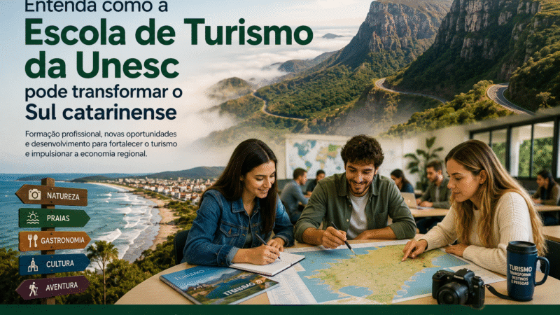Entenda como a Escola de Turismo da Unesc pode mudar o futuro do turismo na região