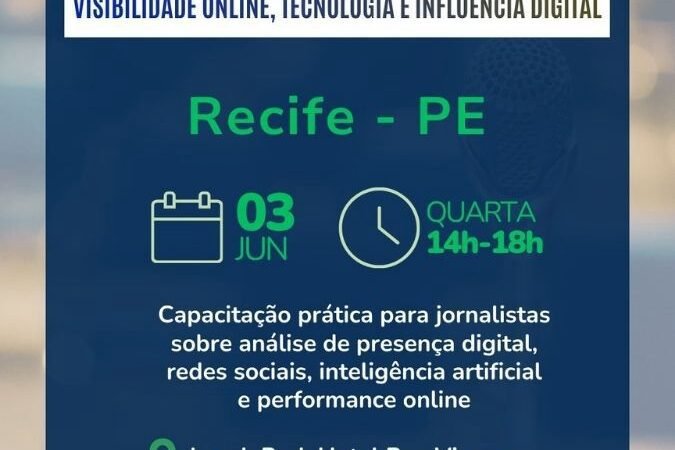 Nova Rota do Jornalismo de Turismo chega a Recife com capacitação gratuita para jornalistas