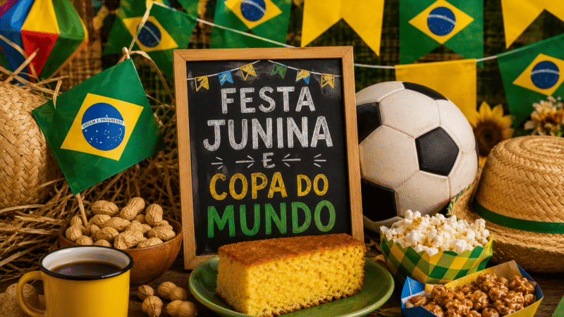 Festa Junina ou Copa do Mundo? O Brasil que se divide entre o quentão e o grito de gol