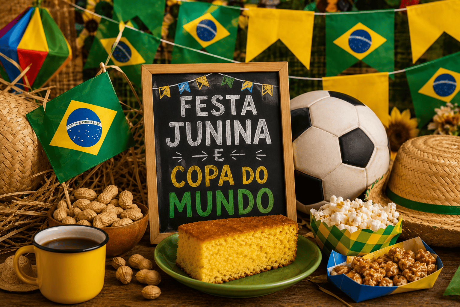 Festa Junina ou Copa do Mundo? O Brasil que se divide entre o quentão e o grito de gol